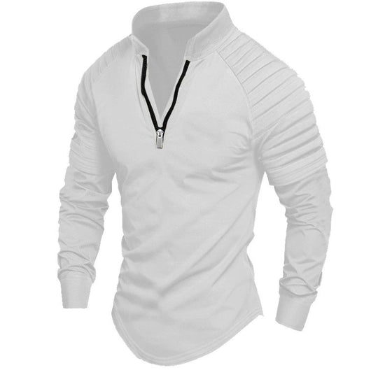 Polo Deportivo Hombre Manga Larga con Cierre - Estilo Europeo y Americano - Image 10