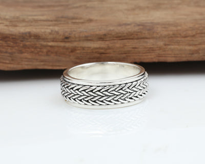 Anillo de Plata Thai Vintage Personalizado para Hombre - Image 7