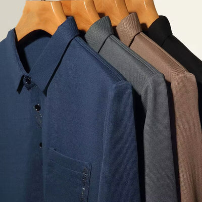 Camisa Casual de Algodón Manga Larga para Hombre - Image 6