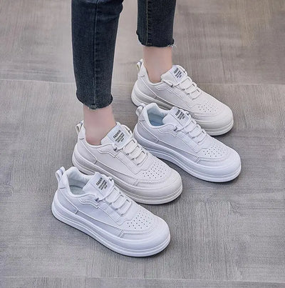 Zapatillas Blancas Mujer con Suela Gruesa y Plataforma Cómoda - Image 10