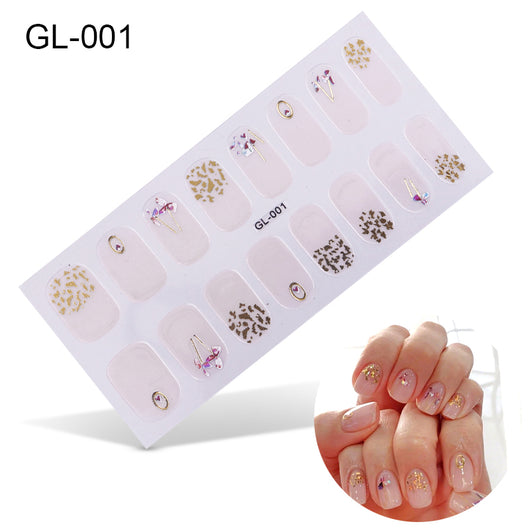 Pegatinas de Uñas con Efecto Láser y Película de Aceite Colorida - Image 21