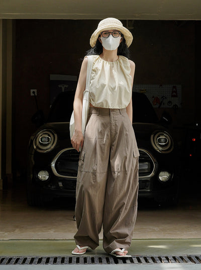Overol Ancho de Moda Callejera Japonesa - Image 11