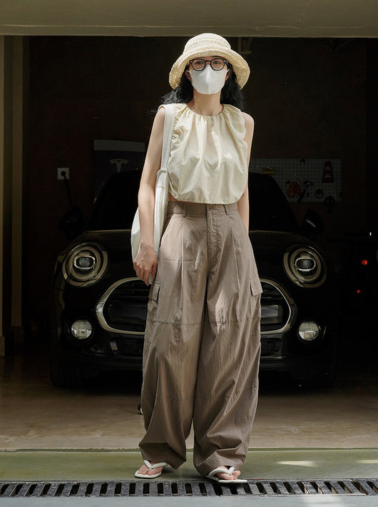Overol Ancho de Moda Callejera Japonesa - Image 11