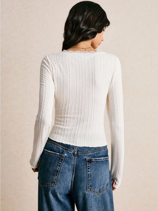 Polera Base Slim Manga Larga para Mujer - Image 9