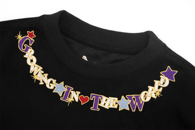 Camiseta Cuello Redondo con Letras Bordadas para Hombre - Image 11