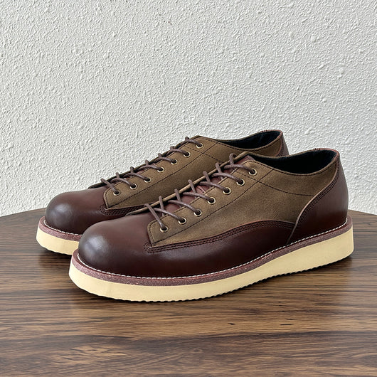 Zapatos Casuales Retro de Plataforma con Combinación de Colores - Image 10