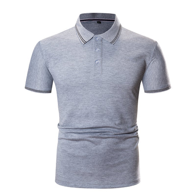 Camisa Casual de Solapa con Manga Corta Absorbente - Image 6