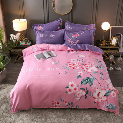 Juego de 4 Piezas de Cashmere Floral Acolchado para Bodas - Image 6