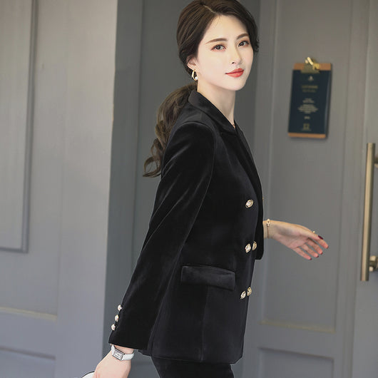 Blazer Ejecutivo para Mujer - Traje Formal de Temperamento - Image 11