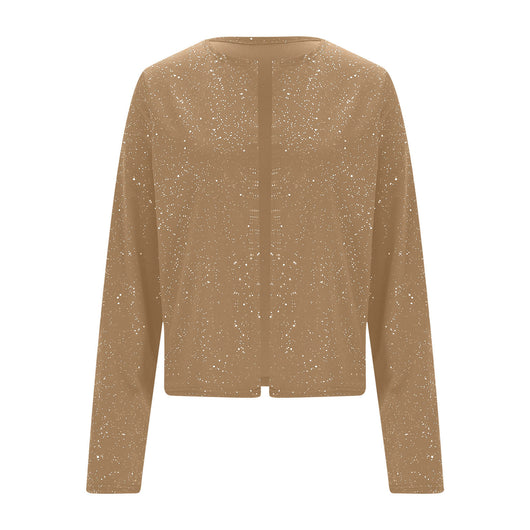 Cardigan Elegante con Detalles en Dorado para Mujer - Image 35