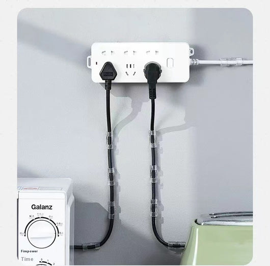 Organizador de Cables Adhesivo sin Perforación con Clips de Sujeción - Image 10