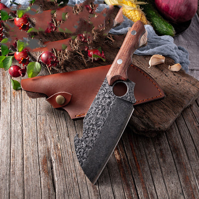 Cuchillo de Anillo para Despiece de Pescado y Corte de Carne