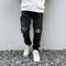 Jeans Rotos Negro Estilo Street para Hombre