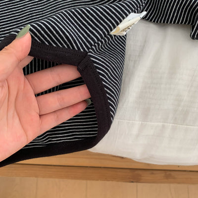 Remera Básica con Abertura Lateral y Rayas - Image 14