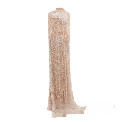 Vestido de Fiesta con Bordado de Perlas - Image 2