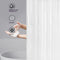 Cortina de Baño Transparente EVAPEVA Resistente al Agua y Antimohongo