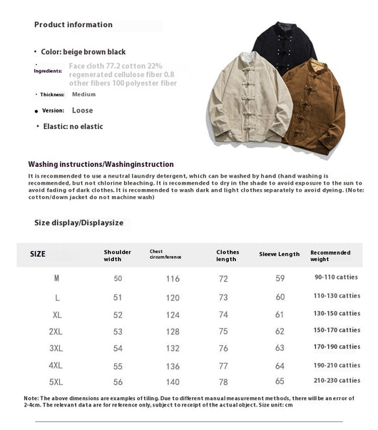 Chaqueta de Pana Han Mejorada - Abrigo Versátil de Algodón - Image 9