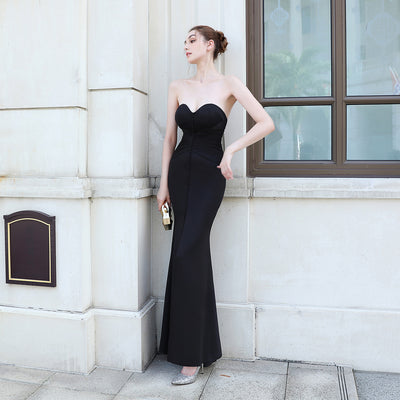 Falda Fishtail Elegante con Tubo Largo para Eventos - Image 5