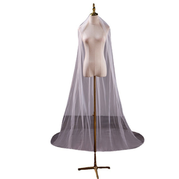 Velo de Novia Doble Capa con Peineta - Elegancia y Comodidad