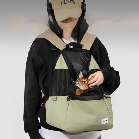 Mochila Transportadora para Mascotas Transpirable de Cuatro Estaciones