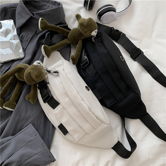 Bolsa Mensajero Harajuku Estilo Coreano para Estudiantes - Lienzo Resistente - Image 2