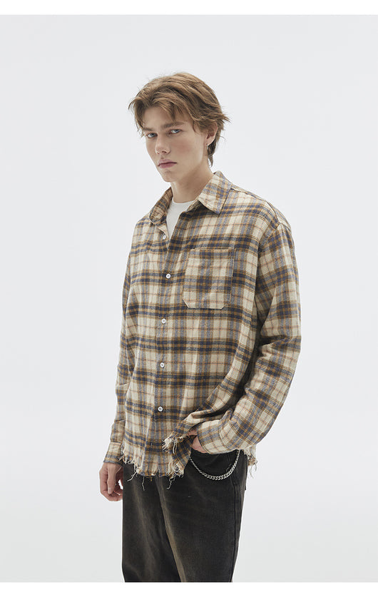 Camisa de Cuadros Vintage con Textura Brushed - Image 21