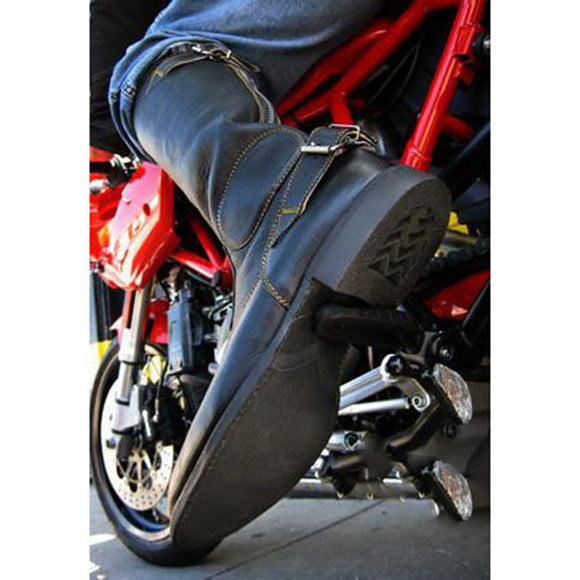 Botas de Motociclista Talla Grande con Refuerzos Metálicos