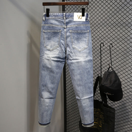 Jeans Slim Fit con Estampado de León - Colección Verano Hombre - Image 8
