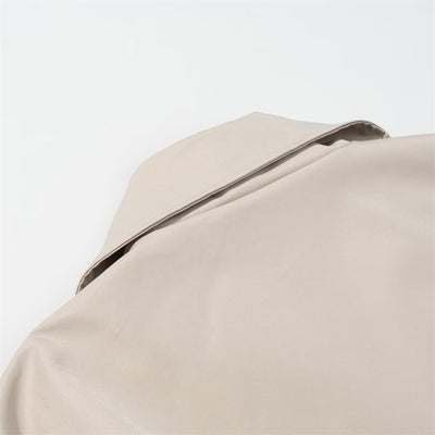 Gabardina con Cuello Parado y Cinturón para Mujer - Image 10