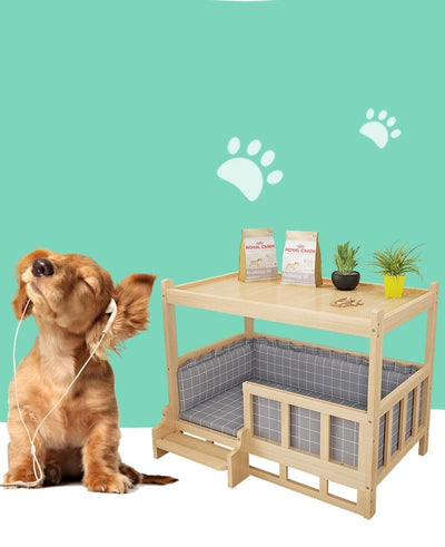 Cama Nido para Mascotas Integrada a Mesita de Noche - Image 2