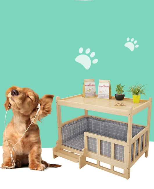 Cama Nido para Mascotas Integrada a Mesita de Noche - Image 2