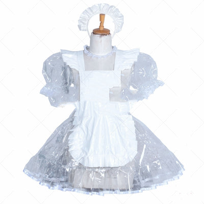 Disfraz de Sirvienta PVC Transparente Sensual - Image 2