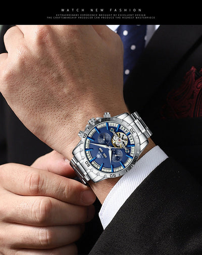 Reloj Mecánico Automático Star Sea con Banda de Acero - Image 15