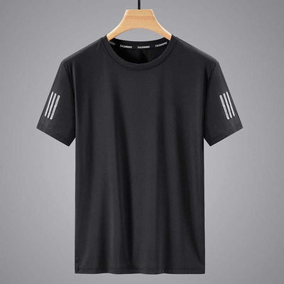 Playera Deportiva Hombre Cuello Redondo Colores Sólidos - Comodidad y Estilo - Image 4
