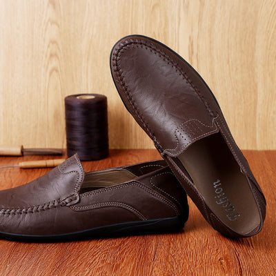 Zapatos Casuales de Cuero para Hombre Talla Grande - Mocasines Cómodos - Image 9