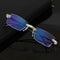 Gafas de Lectura sin Marco con Corte de Diamante