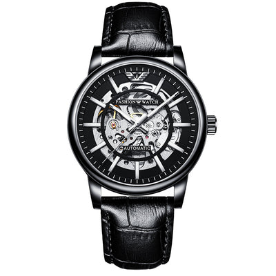 Reloj Mecánico Deportivo Impermeable con Esfera Calada y Luz Nocturna para Hombre - Image 5