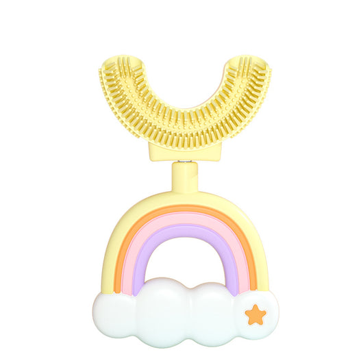 Cepillo de Dientes Infantil en Forma de U con Gel de Sílice y Desinfección Automática - Image 2