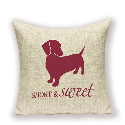 Funda de Cojín Salchicha Perro Teckel con Hongos - Image 11