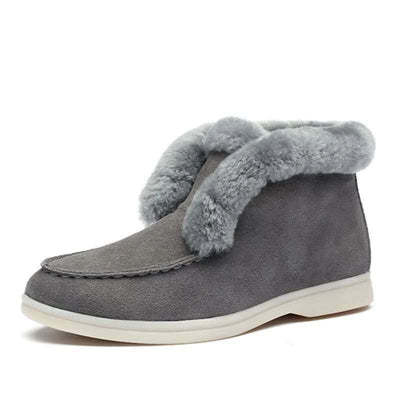 Zapatos Planos de Algodón con Punta Redonda y Diseño Liso - Image 9