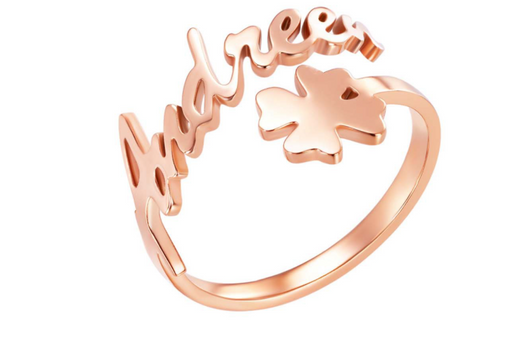 Anillo Personalizado de Acero Titanio con Letras en Acero Inoxidable - Image 13