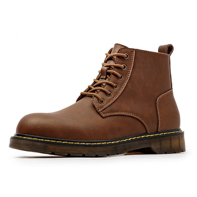 Botas Dr Martens Estilo Británico Mid-Top para Hombre - Otoño - Image 7