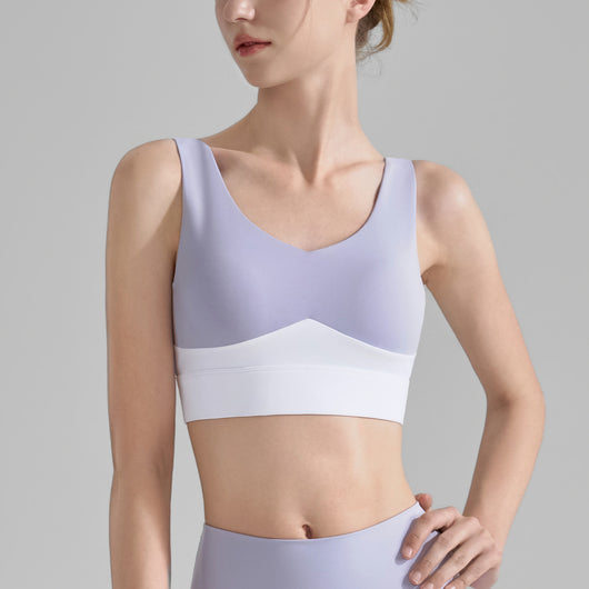 Sostén Deportivo V-Escote con Soporte Anti-Impacto para Yoga y Fitness - Image 3
