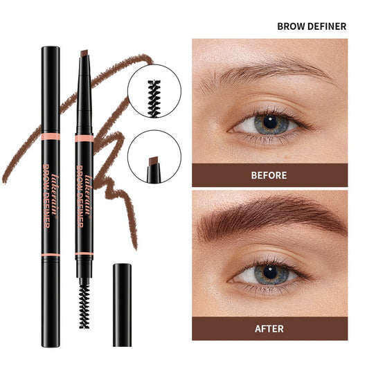 Lápiz de Cejas 3D Resistente al Agua y Sudor con Punta Triangular de Precisión - Image 3