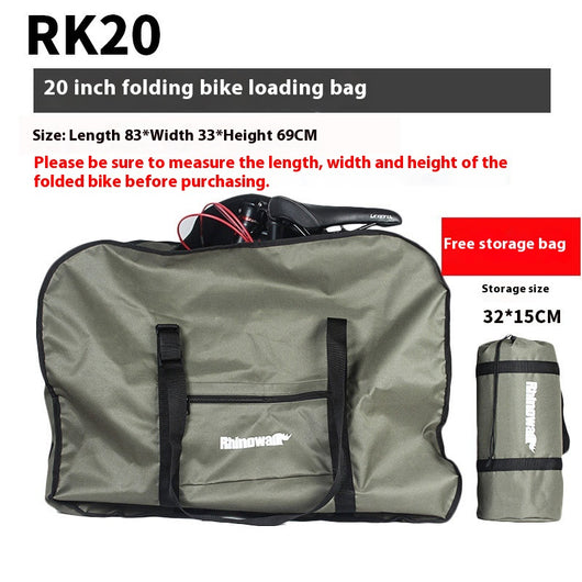 Bicicleta Plegable con Bolsa de Transporte para Equipaje - Image 8