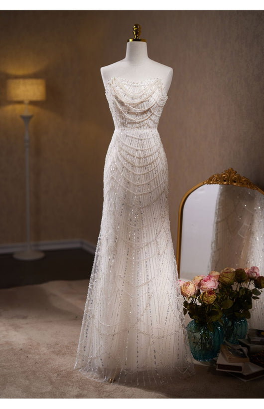 Vestido de Noche Sirena para Mujer - Elegancia Banquete - Image 8