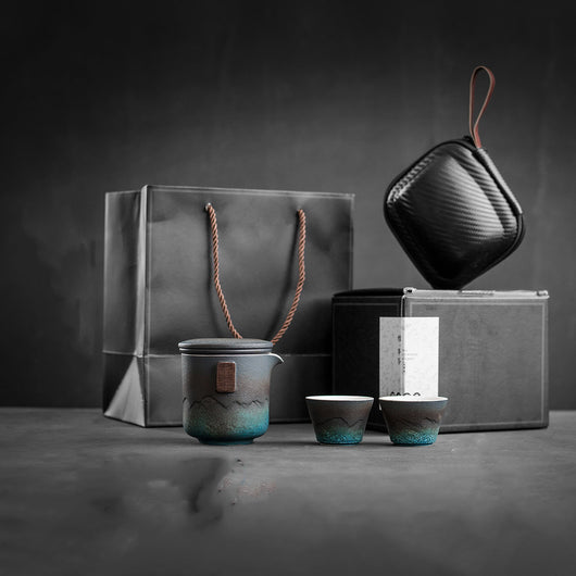 Juego de Té Portátil de Cerámica para Viajes - Kung Fu Tea - Image 2