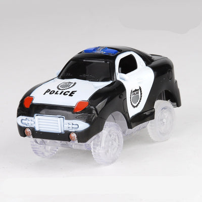 Translucent red toy fire truck with clear wheels, white ladder detail, and 'FIRE TRUCK' text on the side. - Image 11