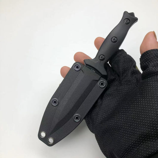 Cuchillo de Camping Portátil Hoja Recta para Aventuras al Aire Libre - Image 9