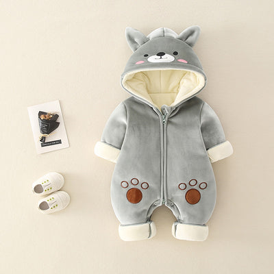 Pijama Mameluco de Algodón para Bebé - Diseño Cartoon Otoño Invierno - Image 10